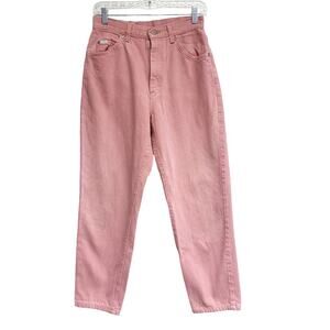 Vintage Lee Womens Size 10 Pink High Waist Tapered Jeans